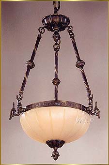 Alabaster Chandeliers Model: RL 347-46